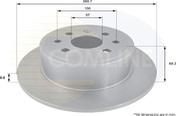 Comline ADC1104 - Kočioni disk www.molydon.hr