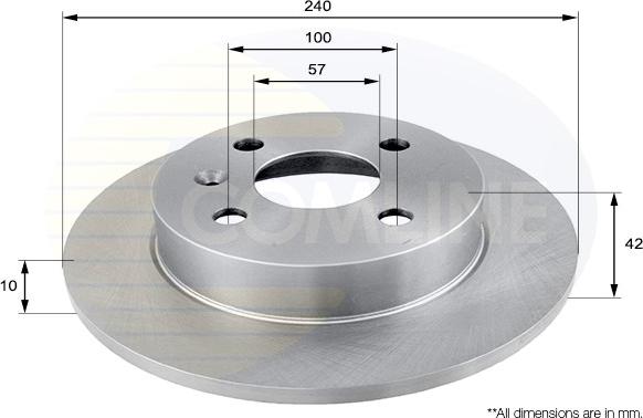 Comline ADC1106 - Kočioni disk www.molydon.hr