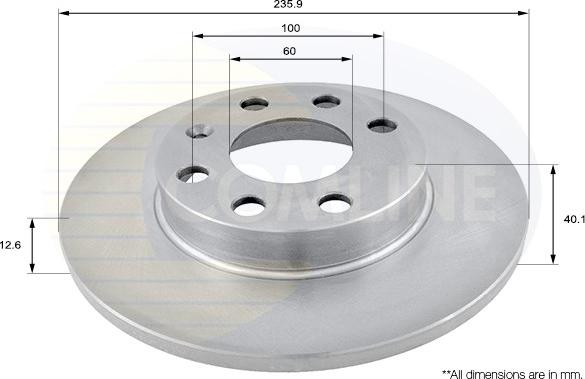 Comline ADC1101 - Kočioni disk www.molydon.hr