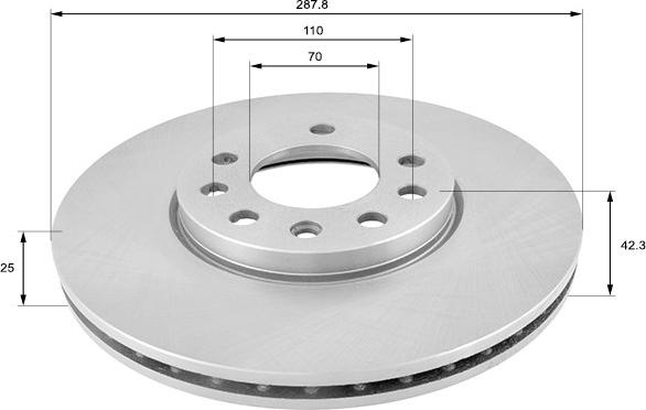 Comline ADC1107V - Kočioni disk www.molydon.hr