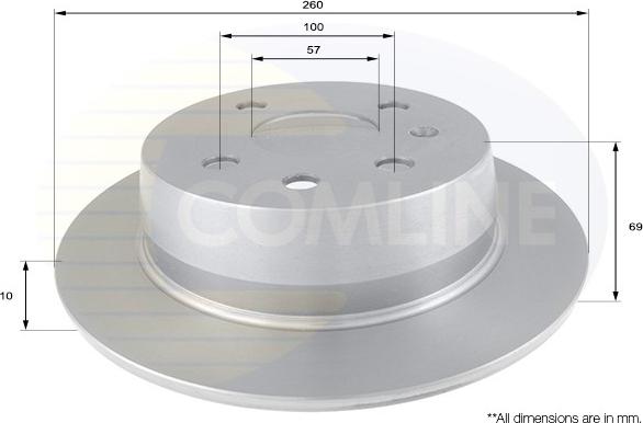 Comline ADC1119 - Kočioni disk www.molydon.hr