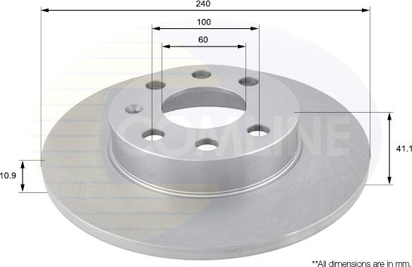 Comline ADC1114 - Kočioni disk www.molydon.hr