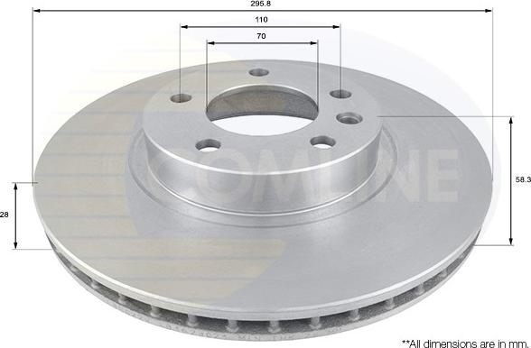 Comline ADC1118V - Kočioni disk www.molydon.hr