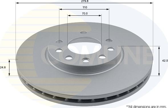 Comline ADC1113V - Kočioni disk www.molydon.hr