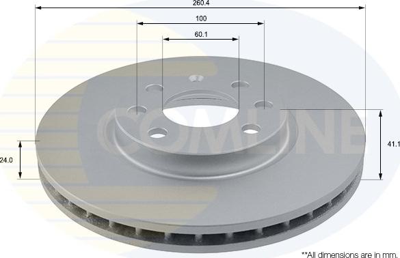 Comline ADC1112V - Kočioni disk www.molydon.hr