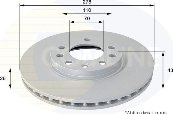 Comline ADC1139V - Kočioni disk www.molydon.hr