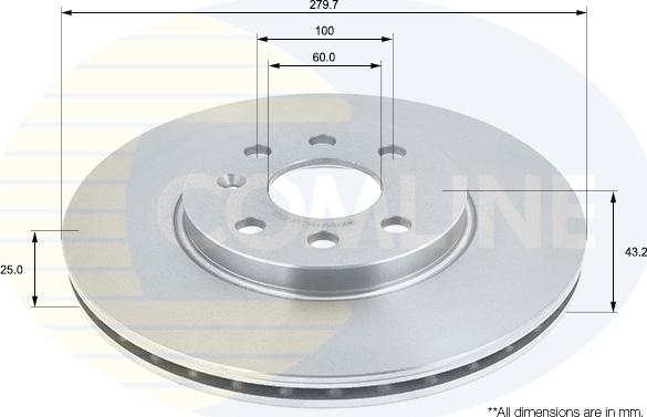 Comline ADC1131V - Kočioni disk www.molydon.hr