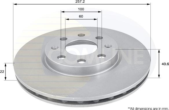 Comline ADC1138V - Kočioni disk www.molydon.hr