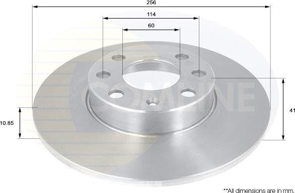 Comline ADC1120 - Kočioni disk www.molydon.hr