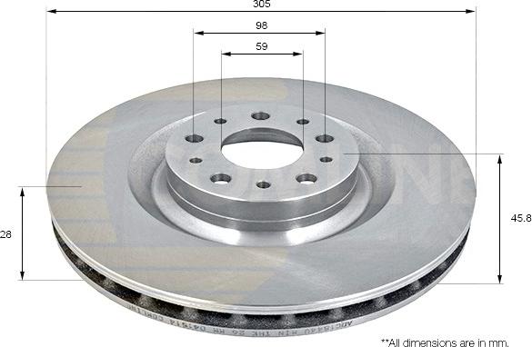 Comline ADC1844V - Kočioni disk www.molydon.hr