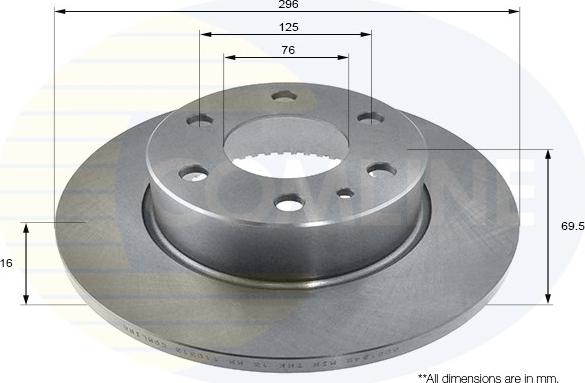 Comline ADC1842 - Kočioni disk www.molydon.hr