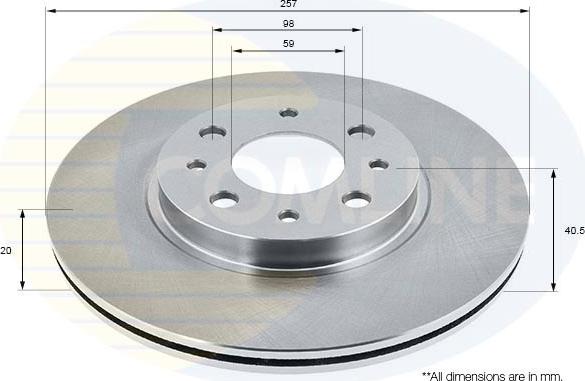 Comline ADC1803V - Kočioni disk www.molydon.hr