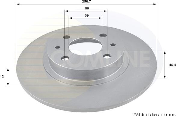 Comline ADC1802 - Kočioni disk www.molydon.hr