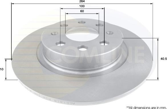 Comline ADC1818 - Kočioni disk www.molydon.hr