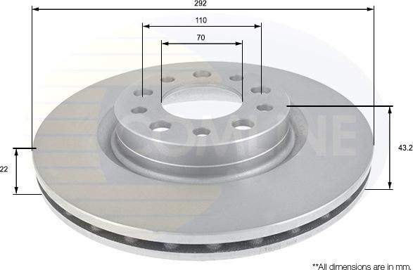 Comline ADC1826V - Kočioni disk www.molydon.hr