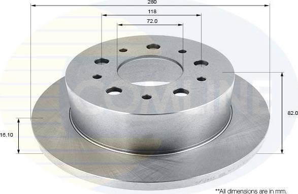 Comline ADC1822 - Kočioni disk www.molydon.hr