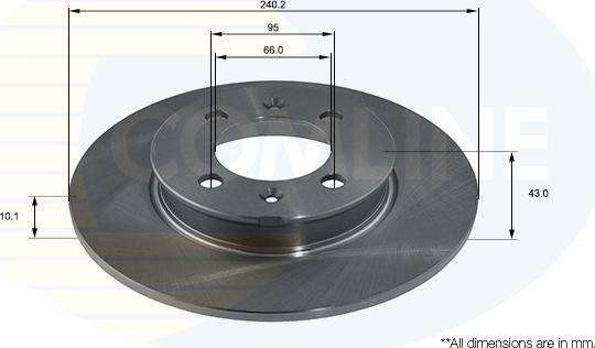 Comline ADC1317 - Kočioni disk www.molydon.hr