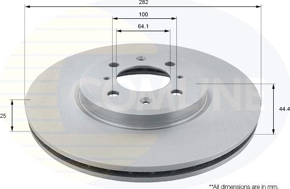 Comline ADC1339V - Kočioni disk www.molydon.hr