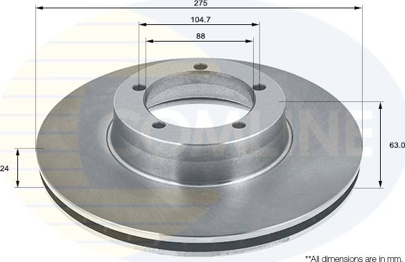 Comline ADC1329V - Kočioni disk www.molydon.hr