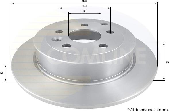 Comline ADC1326 - Kočioni disk www.molydon.hr