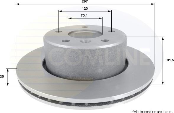 Comline ADC1320V - Kočioni disk www.molydon.hr