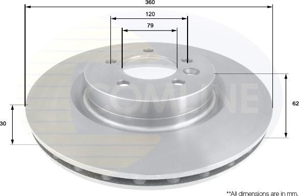 Comline ADC1328V - Kočioni disk www.molydon.hr