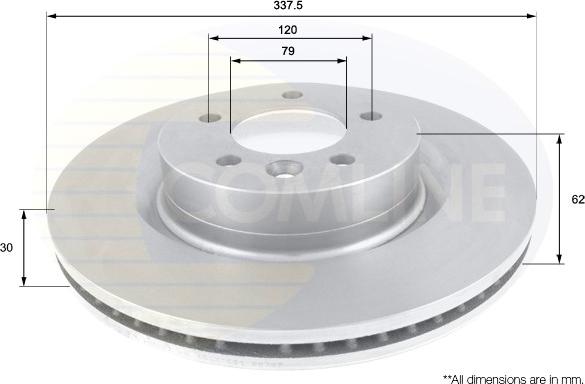 Comline ADC1323V - Kočioni disk www.molydon.hr