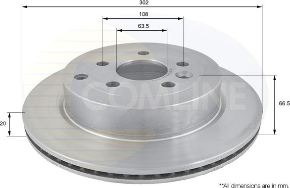 Comline ADC1327V - Kočioni disk www.molydon.hr