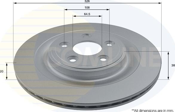 Comline ADC1246V - Kočioni disk www.molydon.hr