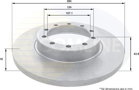 Comline ADC1253 - Kočioni disk www.molydon.hr