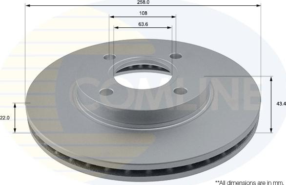 Comline ADC1206V - Kočioni disk www.molydon.hr