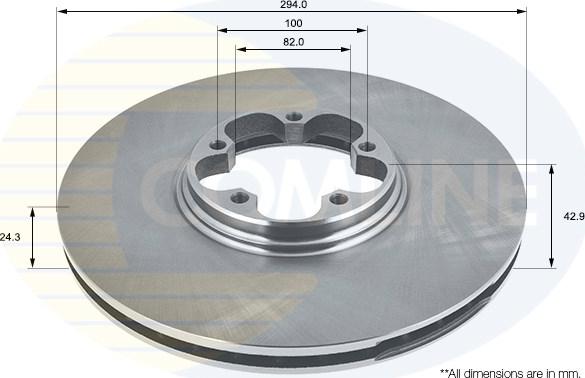 Comline ADC1213V - Kočioni disk www.molydon.hr