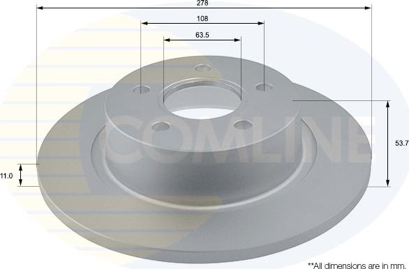 Comline ADC1226 - Kočioni disk www.molydon.hr