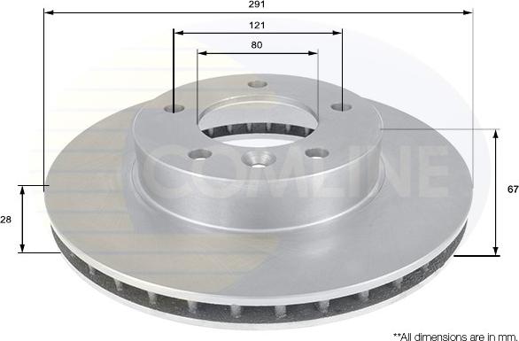 Comline ADC1222V - Kočioni disk www.molydon.hr