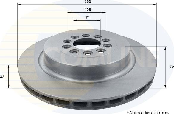 Comline ADC1276V - Kočioni disk www.molydon.hr