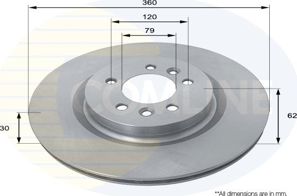 Comline ADC1277V - Kočioni disk www.molydon.hr