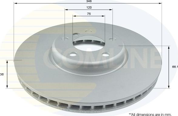 Comline ADC1790VL - Kočioni disk www.molydon.hr