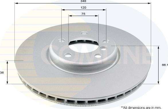 Comline ADC1791VR - Kočioni disk www.molydon.hr