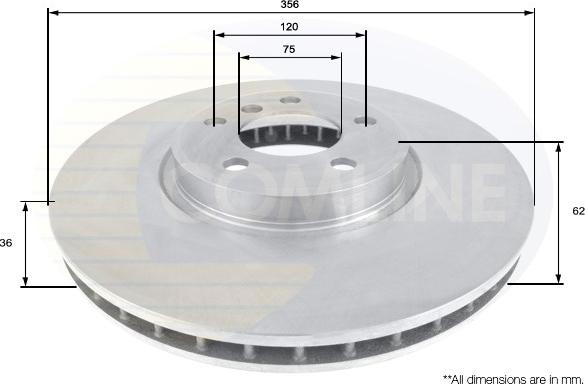 Comline ADC1740V - Kočioni disk www.molydon.hr