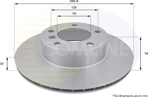 Comline ADC1705V - Kočioni disk www.molydon.hr