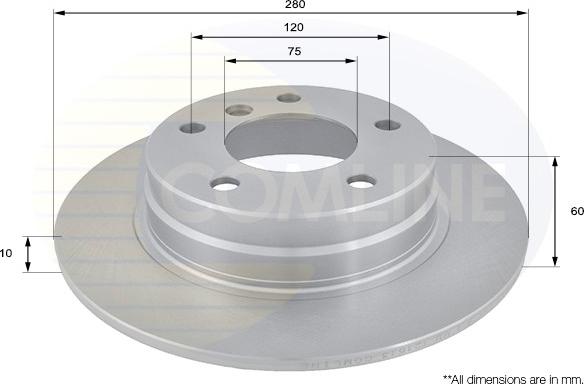 Comline ADC1706 - Kočioni disk www.molydon.hr