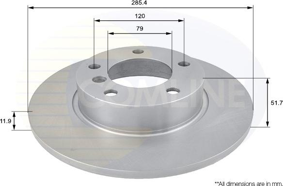 Comline ADC1701 - Kočioni disk www.molydon.hr