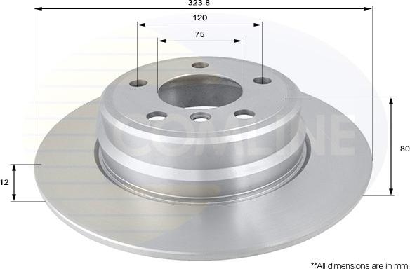 Comline ADC1708 - Kočioni disk www.molydon.hr