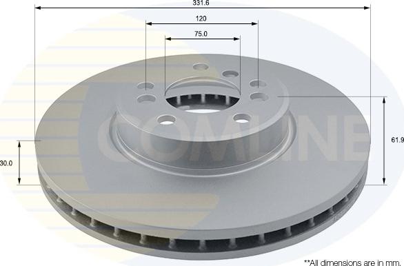 Comline ADC1707V - Kočioni disk www.molydon.hr