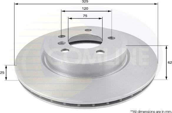 Comline ADC1719V - Kočioni disk www.molydon.hr