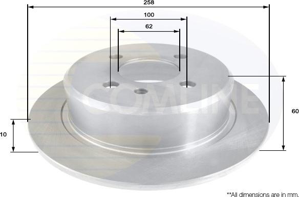 Comline ADC1715 - Kočioni disk www.molydon.hr