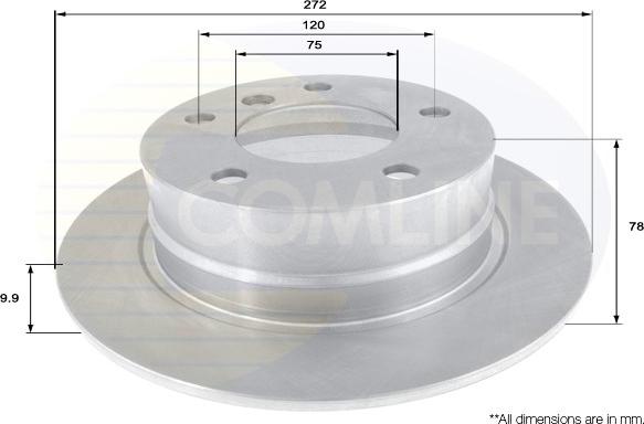 Comline ADC1711 - Kočioni disk www.molydon.hr