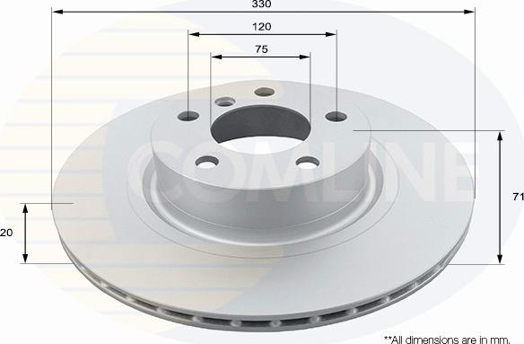 Comline ADC1780V - Kočioni disk www.molydon.hr