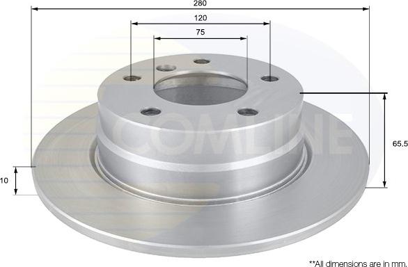 Comline ADC1731 - Kočioni disk www.molydon.hr