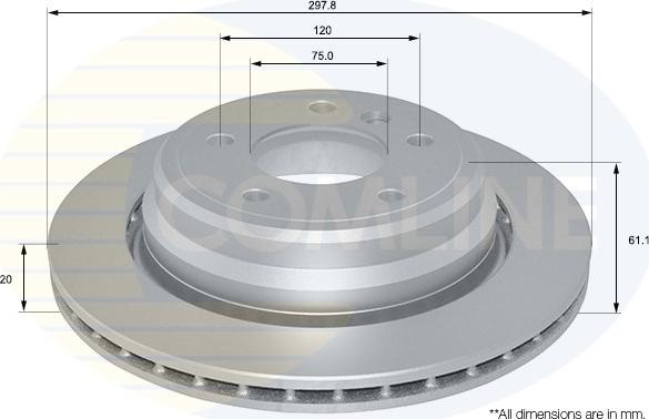 Comline ADC1733V - Kočioni disk www.molydon.hr